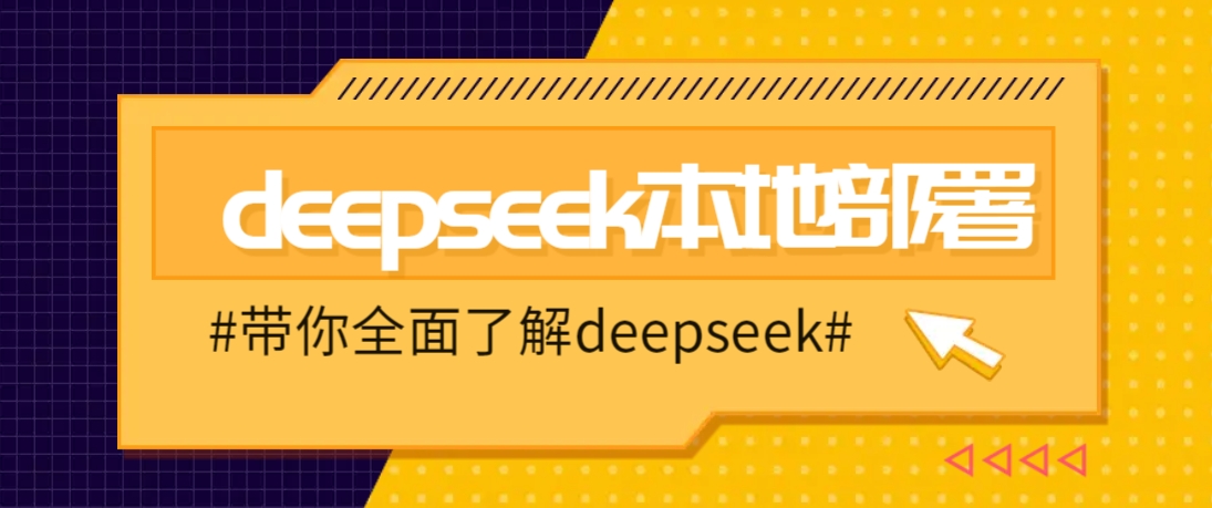 DeepSeek本地部署详细教程，轻松将deepseek部署到你的电脑上插图