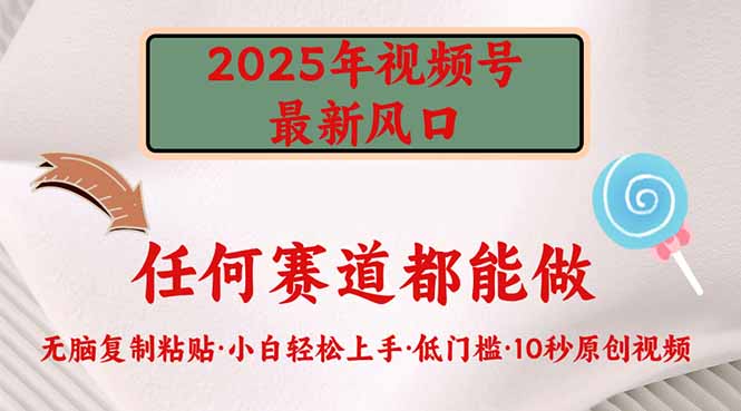 2025年视频号新风口，低门槛只需要无脑执行插图